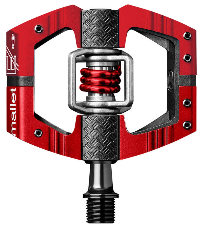 Crank Brothers Mallet E LS Pedal Red